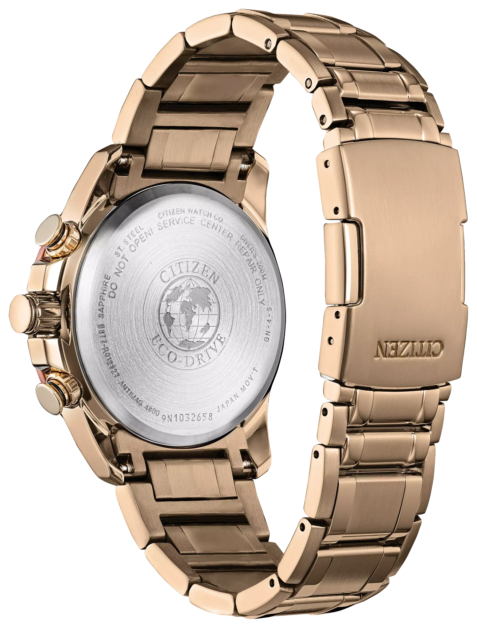 Perpetual Chrono A-T Brown Dial Stainless Steel Bracelet CB5896